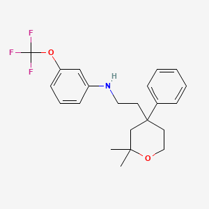 molecular formula C22H26F3NO2 B12385563 Icmt-IN-55 