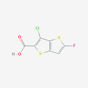 3-Chloro-5-fluorothieno[3,2-b]thiophene-2-carboxylic acid