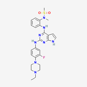 molecular formula C26H31FN8O2S B12385684 Egfr-IN-89 