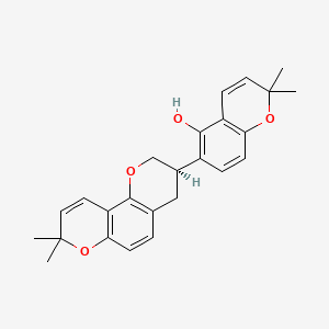 molecular formula C25H26O4 B1238574 Hispaglabridin B CAS No. 68978-02-9