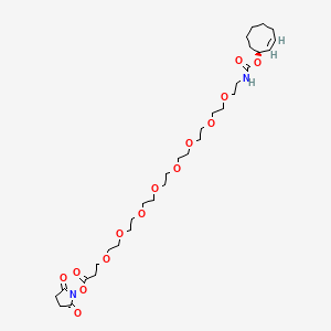 molecular formula C32H54N2O14 B12385747 (S,E)-TCO2-PEG8-NHS ester 