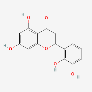 molecular formula C15H10O6 B1238576 5,7,2',3'-四羟基黄酮 CAS No. 74805-70-2