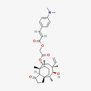 molecular formula C33H45NO6 B12385777 Antibacterial agent 150 