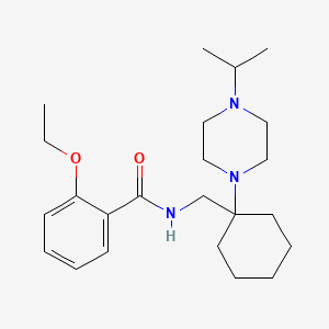 molecular formula C23H37N3O2 B12385807 pan-HCN-IN-1 