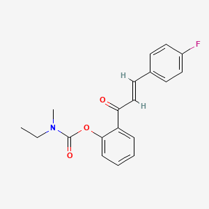 molecular formula C19H18FNO3 B12385813 AChE/BuChE/MAO-B-IN-2 