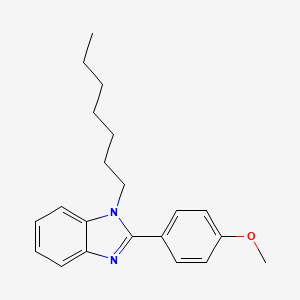 molecular formula C21H26N2O B12385827 Antiproliferative agent-33 