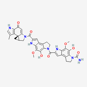 molecular formula C37H33N7O8 B1238583 CC-1065;NSC 298223 