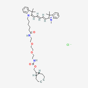 molecular formula C49H65ClN4O5 B12385838 Cy5-PEG2-exo-BCN 