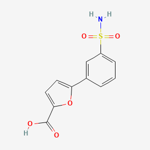 molecular formula C11H9NO5S B12385845 5-(3-sulfamoylphenyl)furan-2-carboxylic Acid CAS No. 773869-38-8