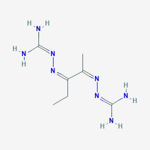 molecular formula C7H16N8 B1238585 Emgbg 