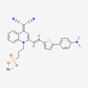 molecular formula C29H25N4NaO3S2 B12385852 QM-FN-SO3 