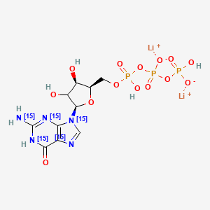 Guanosine triphosphate-15N5 (dilithium)