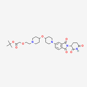 molecular formula C31H42N4O8 B12385874 E3 ligase Ligand-Linker Conjugate 37 