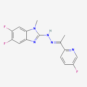 molecular formula C15H12F3N5 B12385885 Src-3-IN-2 