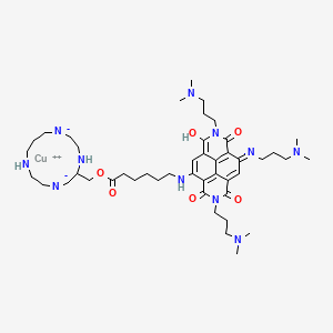 molecular formula C45H71CuN11O6 B12385896 HIV-1 inhibitor-62 