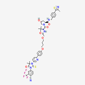 molecular formula C52H54F4N8O7S2 B12385898 PROTAC AR Degrader-5 