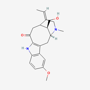 (1S,15E,18R)-15-ethylidene-18-(hydroxymethyl)-6-methoxy-17-methyl-10,17-diazatetracyclo[12.3.1.03,11.04,9]octadeca-3(11),4(9),5,7-tetraen-12-one