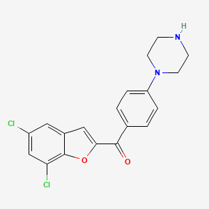 molecular formula C19H16Cl2N2O2 B12385907 Anticancer agent 146 