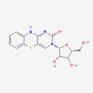 molecular formula C15H15N3O5S B12385909 Tricyclic cytosine tC 