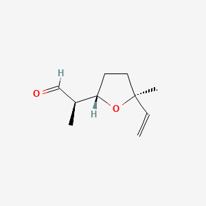 molecular formula C10H16O2 B1238592 (2R,2'S,5'S)-Lilac aldehyde CAS No. 53447-46-4