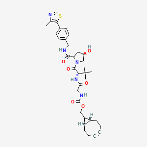 molecular formula C35H45N5O6S B12385921 Vhll-bcn 