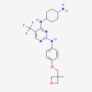 molecular formula C22H28F3N5O2 B12385959 Flt3-IN-23 