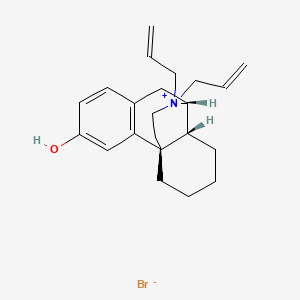 molecular formula C22H30BrNO B1238597 N-allyl Levallorphan-bromide CAS No. 63868-47-3