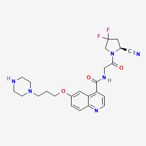 molecular formula C24H28F2N6O3 B12385977 Fap-IN-2 