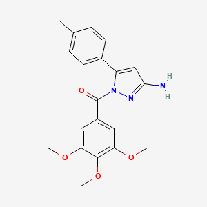 molecular formula C20H21N3O4 B12385978 Antitumor agent-138 