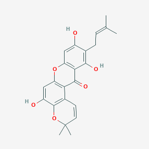 molecular formula C23H22O6 B1238598 藤黄酮 B CAS No. 76996-28-6