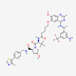 molecular formula C46H55F3N8O6S B12385985 PROTAC SOS1 degrader-6 