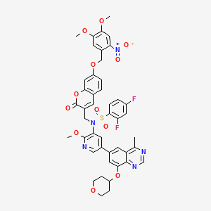 molecular formula C45H39F2N5O12S B12385995 PI3K-IN-41 