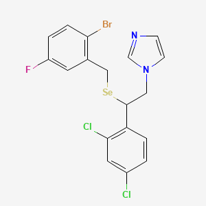 molecular formula C18H14BrCl2FN2Se B12386002 Antifungal agent 56 