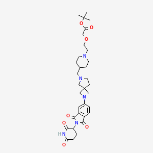 molecular formula C33H45N5O7 B12386052 E3 Ligase Ligand-linker Conjugate 19 