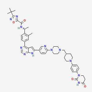 molecular formula C47H54N12O4 B12386063 Btk-IN-29 