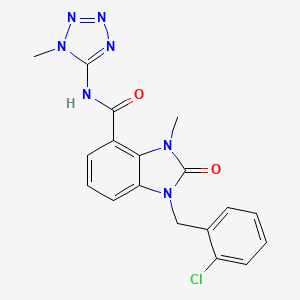 molecular formula C18H16ClN7O2 B12386081 Hppd-IN-3 