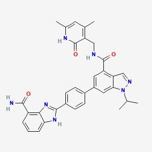 molecular formula C33H31N7O3 B12386102 Parp/ezh2-IN-2 