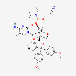 molecular formula C41H50N5O8P B12386132 DMT-LNA-5mA phosphoramidite 