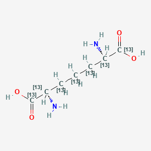 (2S,6S)-2,6-diamino(1,2,3,4,5,6,7-13C7)heptanedioic acid