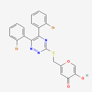 molecular formula C21H13Br2N3O3S B12386173 Tyrosinase-IN-14 