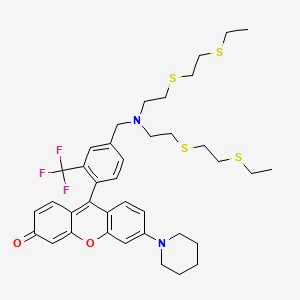 molecular formula C38H47F3N2O2S4 B12386175 Copper probe CF4 