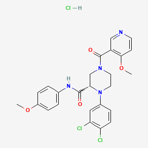 molecular formula C25H25Cl3N4O4 B12386192 GC-78-HCl 