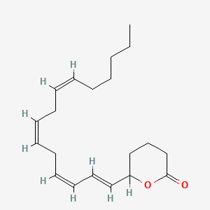 molecular formula C20H30O2 B1238620 5-Hete lactone CAS No. 81517-87-5