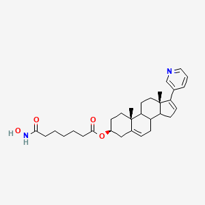 molecular formula C31H42N2O4 B12386200 Cyp17A1/hdac6-IN-1 