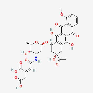 molecular formula C33H33NO15 B1238625 N-Aconityldaunomycin CAS No. 80445-77-8