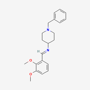 molecular formula C21H26N2O2 B12386250 N-(1-benzylpiperidin-4-yl)-1-(2,3-dimethoxyphenyl)methanimine 