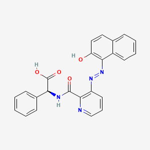 molecular formula C24H18N4O4 B12386272 Neutrophil elastase inhibitor 5 