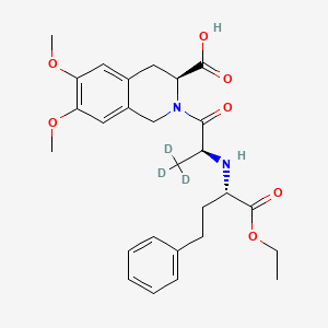 molecular formula C27H34N2O7 B12386289 Moexipril-d3 