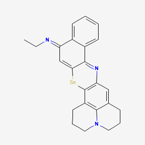 molecular formula C24H23N3Se B12386296 Photoacoustic contrast agent-2 