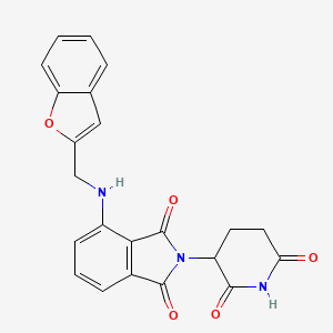 4-(1-Benzofuran-2-ylmethylamino)-2-(2,6-dioxopiperidin-3-yl)isoindole-1,3-dione